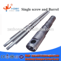 extruder conical screw barrel set for Plastic Granules in zhoushan